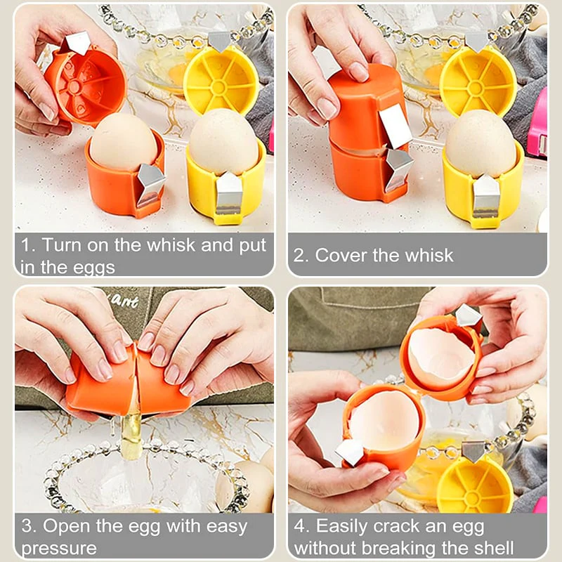 Eptchn No Mess Easy Egg Opener CrackSlick - Image 4
