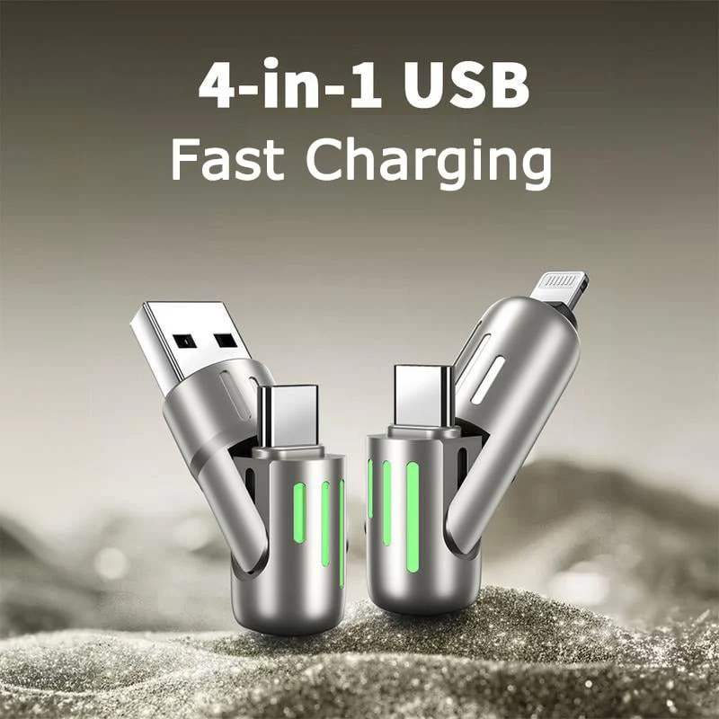 🔥Last Day Buy 3 Free 1 - 4-in-1 USB Charging Cable fast charging 240W - Image 4
