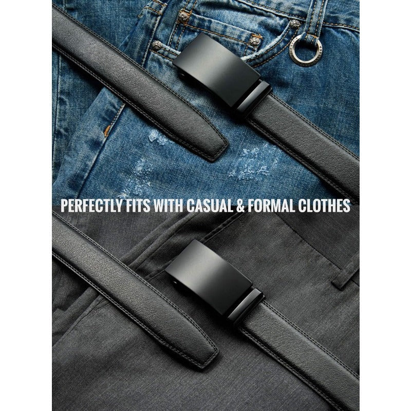 Micro-Adjust Leather Ratchet Belt - Image 6