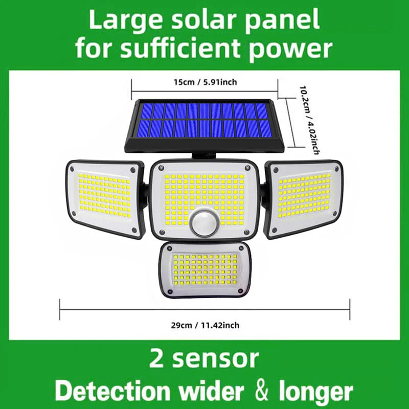 Upgraded Wide-Angle Solar Motion Sensor Light - Image 10