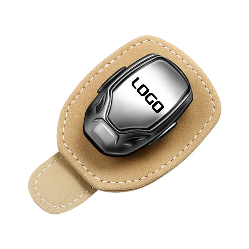 Suede Multifunctional Glasses Clip - Image 12