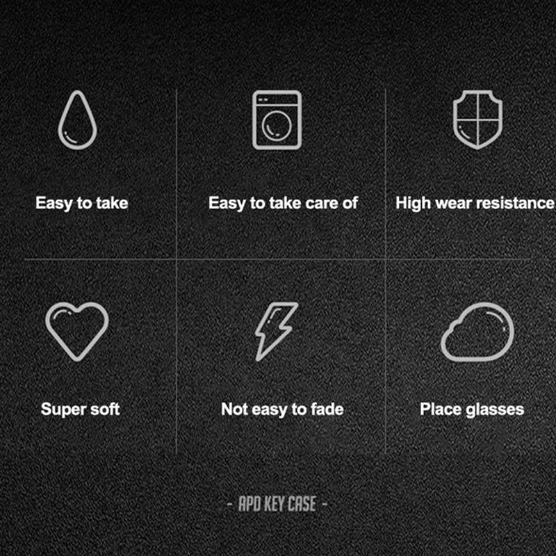 Suede Multifunctional Glasses Clip - Image 4