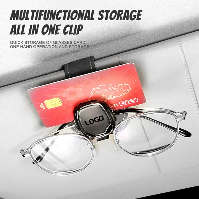 Suede Multifunctional Glasses Clip - Image 8
