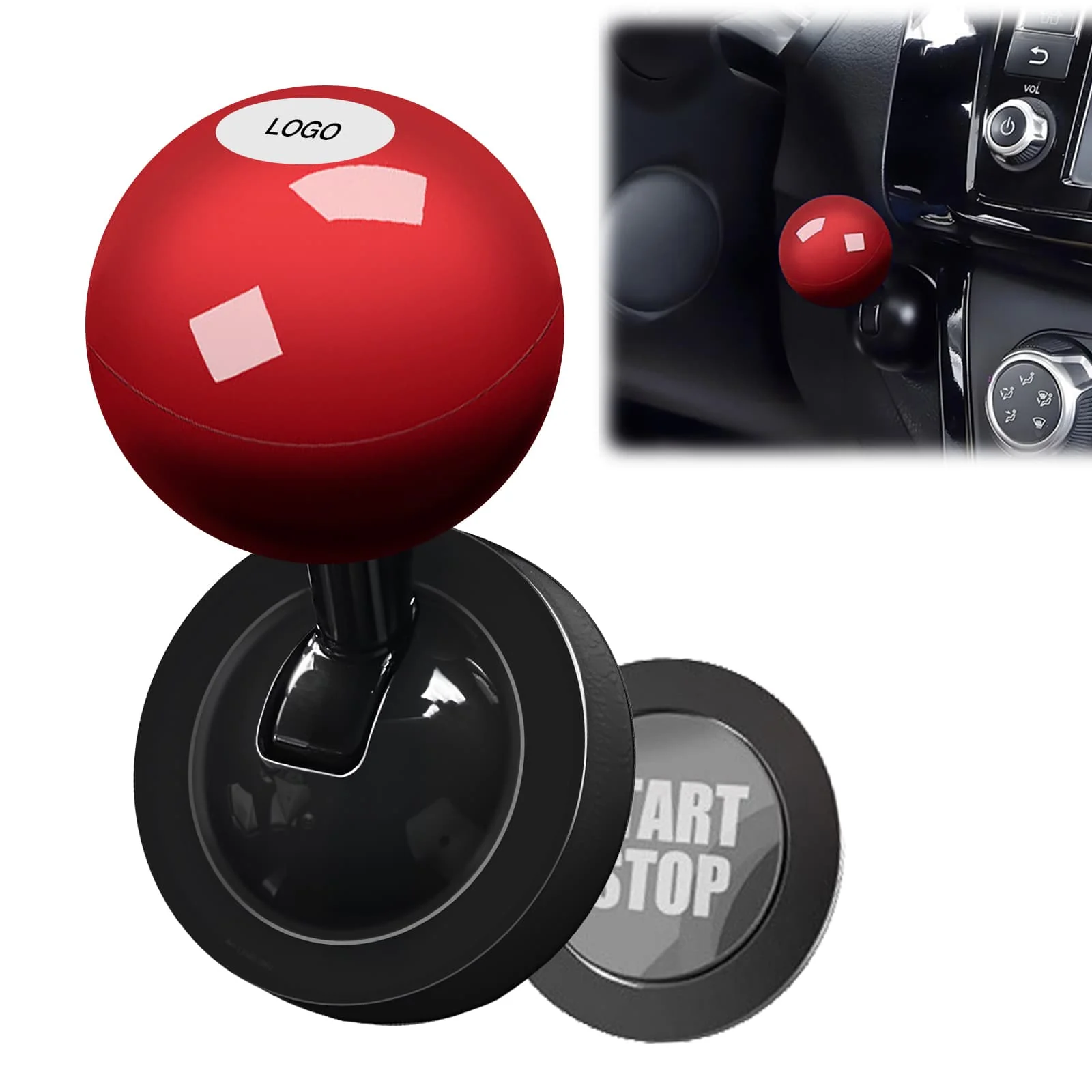 Universal One-Button Start Car Shift Knob - Image 9