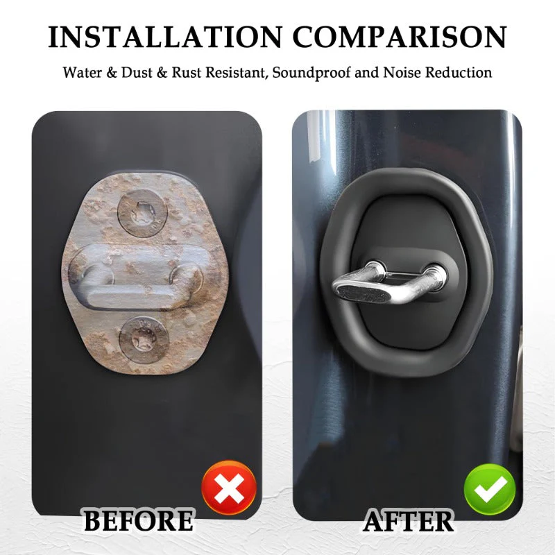 Eptchn Universal Silicone Car Door Covers Protector (4 PACK) - Image 4